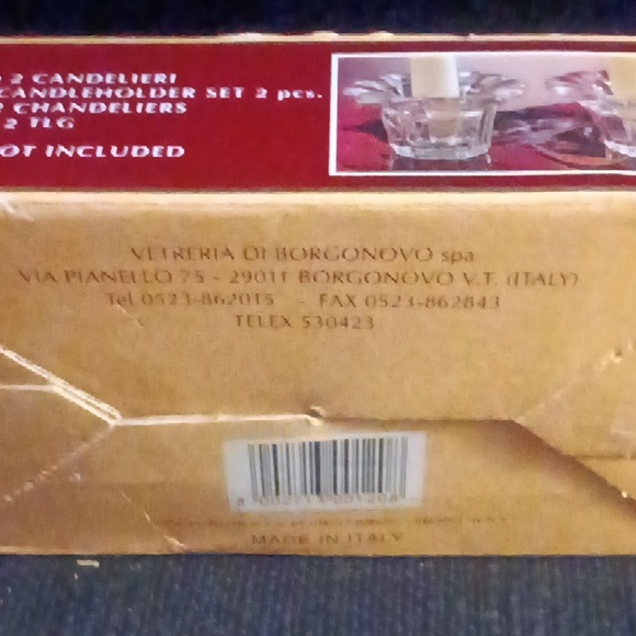 Vintage Borgonova Queen Crystal Candle Holder Set - Picture 4 of 4